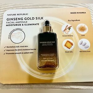 Nature republic Gold Silk Ginseng Facial ampoule moisture and illuminate sealed
